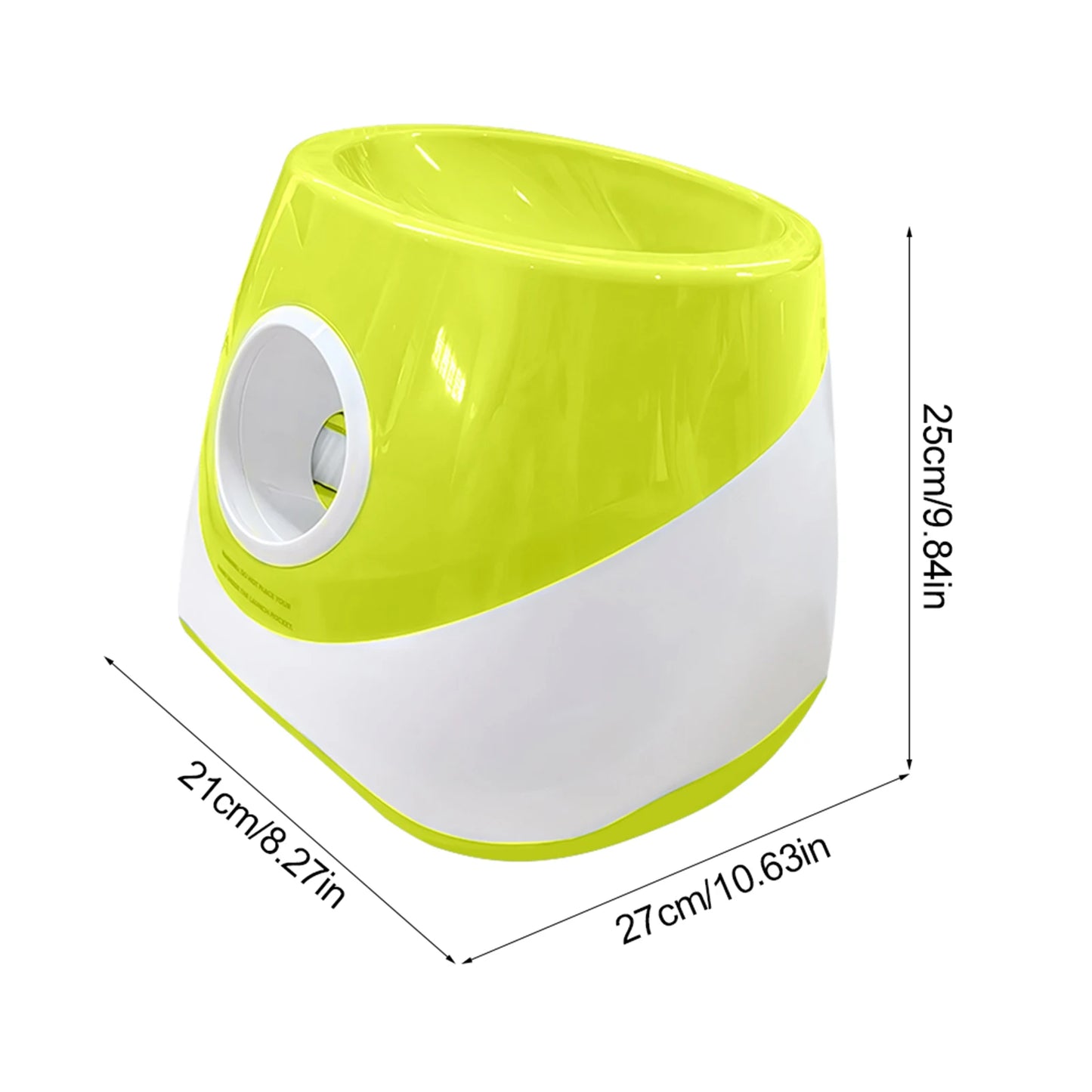 Interactive Automatic Ball Launcher with 3 Tennis Balls Dog Ball Thrower Launcher Ball Thrower Machine for Medium & Small Dogs