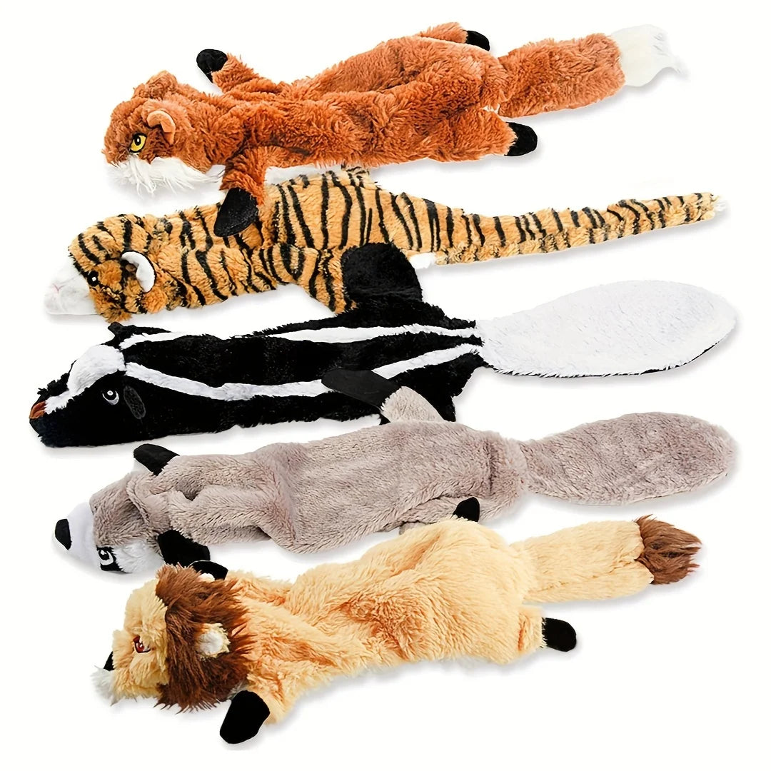 Squeaky Plush Dog Toy - Durable Chew for Small to Large Breeds, Interactive Teething Play, Ideal Birthday Gift